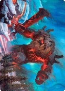 Quakebringer Art Card - Art Series: Kaldheim Magic: The Gathering trading card