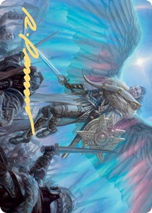 Resplendent Marshal Art Card (Gold-Stamped Signature) - Art Series: Kaldheim (ASKHM) #4 - Special Magic: The Gathering Trading Card