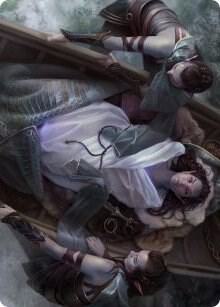 Return Upon the Tide Art Card - Art Series: Kaldheim Magic: The Gathering trading card