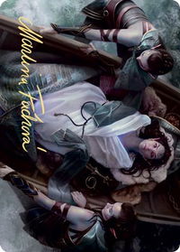 Return Upon the Tide Art Card (Gold-Stamped Signature) - Art Series: Kaldheim (ASKHM) #26 - Special Magic: The Gathering Trading Card