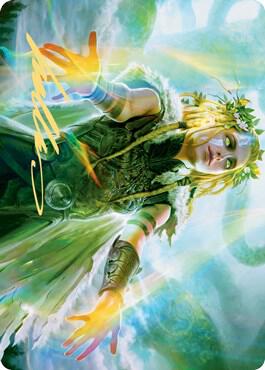 Revitalize Art Card (Gold-Stamped Signature) - Art Series: Kaldheim Magic: The Gathering trading card