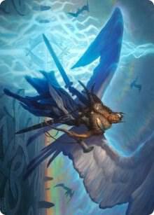Righteous Valkyrie Art Card - Art Series: Kaldheim Magic: The Gathering trading card