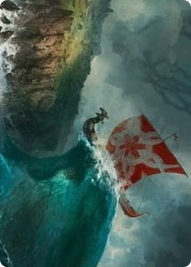 Run Ashore Art Card - Art Series: Kaldheim (ASKHM) #19 - Special Magic: The Gathering Trading Card