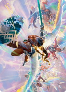 Starnheim Unleashed Art Card (Gold-Stamped Signature) - Art Series: Kaldheim (ASKHM) #8 - Special Magic: The Gathering Trading Card