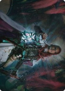 Tergrid, God of Fright Art Card - Art Series: Kaldheim (ASKHM) #27 - Special Magic: The Gathering Trading Card