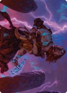 Toralf, God of Fury Art Card - Art Series: Kaldheim (ASKHM) #39 - Special Magic: The Gathering Trading Card