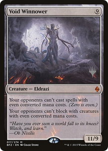 Void Winnower - Promo Pack: Kaldheim (PPKHM) #17p - Mythic Rare Magic: The Gathering Trading Card