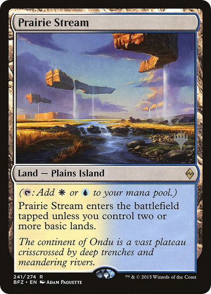 Prairie Stream - Promo Pack: Kaldheim Magic: The Gathering trading card