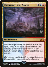 Thousand-Year Storm - Promo Pack: Kaldheim (PPKHM) #207p - Mythic Magic: The Gathering Trading Card