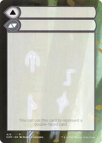 Helper Card - 4/9 - Kaldheim (KHM) #4 - Special Magic: The Gathering Trading Card