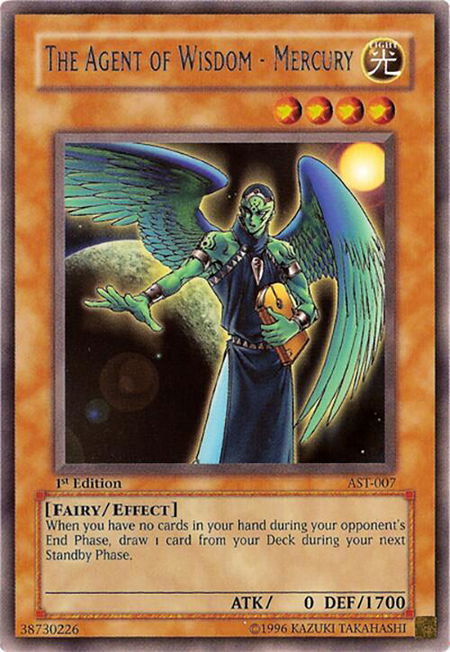 The Agent of Wisdom - Mercury - Ancient Sanctuary YuGiOh trading card