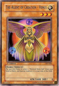 The Agent of Creation - Venus - Ancient Sanctuary (AST) #AST-008 - Rare YuGiOh Trading Card