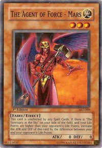 The Agent of Force - Mars - Ancient Sanctuary (AST) #AST-009 - Super Rare YuGiOh Trading Card