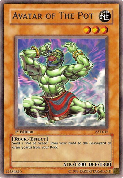 Avatar of the Pot trading card from Ancient Sanctuary Avatar of the Pot - Ancient Sanctuary YuGiOh trading card