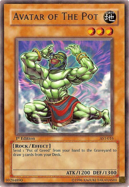 Avatar of the Pot - Ancient Sanctuary YuGiOh trading card