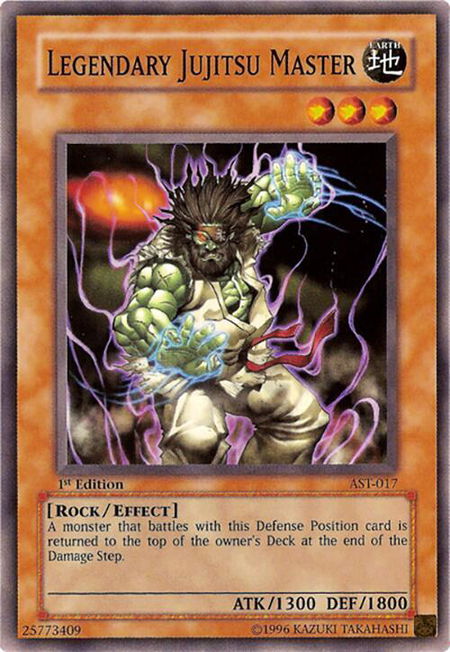 Legendary Jujitsu Master - Ancient Sanctuary YuGiOh trading card