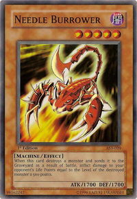 Needle Burrower - Ancient Sanctuary (AST) #AST-020 - Super Rare YuGiOh Trading Card