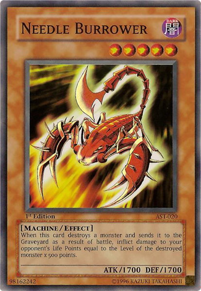 Needle Burrower - Ancient Sanctuary YuGiOh trading card