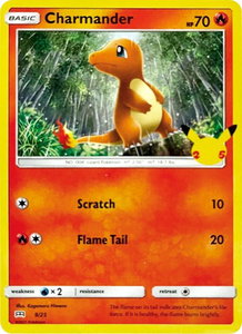 Charmander - 9/25 - McDonald's 25th Anniversary Promos (MCD21) #009/025 - Rare Pokémon Trading Card