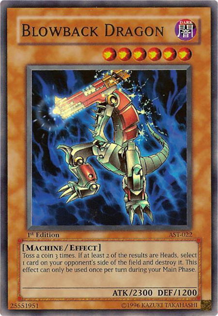 Blowback Dragon - Ancient Sanctuary YuGiOh trading card