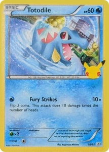 Totodile - 18/25 - McDonald's 25th Anniversary Promos (MCD21) #018/025 - Rare Pokémon Trading Card