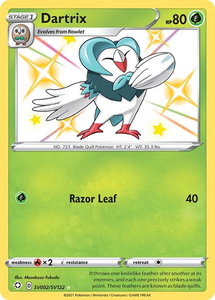 Dartrix - Shining Fates: Shiny Vault (SHFSV) #SV002/SV122 - Holo Rare Pokémon Trading Card
