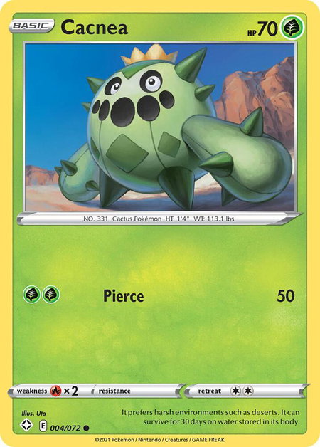 Cacnea - Shining Fates Pokémon trading card