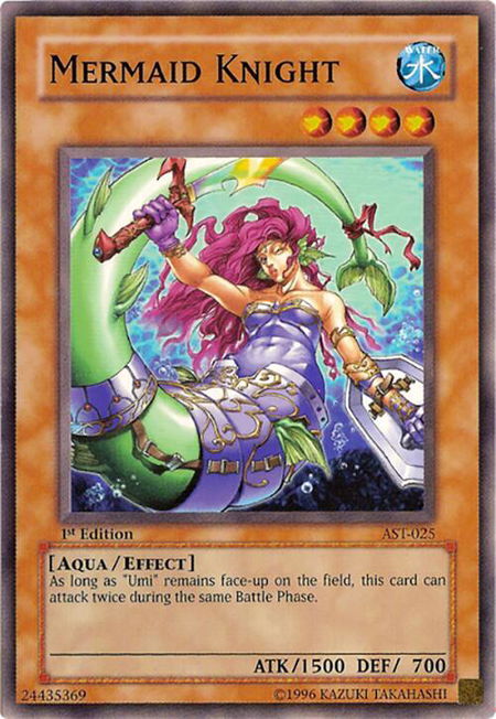 Mermaid Knight - Ancient Sanctuary YuGiOh trading card