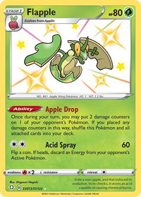 Flapple - Shining Fates: Shiny Vault (SHFSV) #SV013/SV122 - Holo Rare Pokémon Trading Card