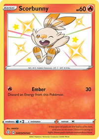 Scorbunny - Shining Fates: Shiny Vault (SHFSV) #SV015/SV122 - Holo Rare Pokémon Trading Card