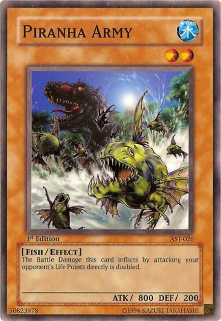 Piranha Army - Ancient Sanctuary YuGiOh trading card