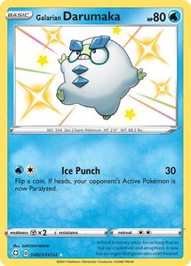 Galarian Darumaka - Shining Fates: Shiny Vault (SHFSV) #SV023/SV122 - Holo Rare Pokémon Trading Card