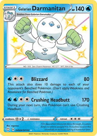 Galarian Darmanitan - Shining Fates: Shiny Vault (SHFSV) #SV024/SV122 - Holo Rare Pokémon Trading Card
