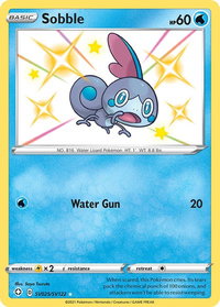 Sobble - Shining Fates: Shiny Vault (SHFSV) #SV025/SV122 - Holo Rare Pokémon Trading Card
