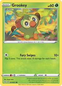 Grookey - Shining Fates (SHF) #011/072 - Common Pokémon Trading Card