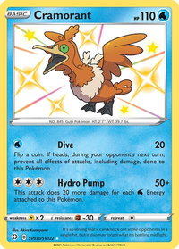 Cramorant - Shining Fates: Shiny Vault (SHFSV) #SV030/SV122 - Holo Rare Pokémon Trading Card