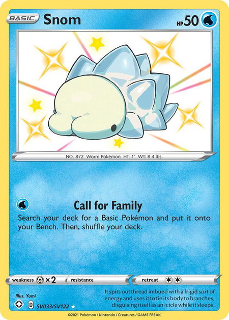 Snom - Shining Fates: Shiny Vault Pokémon trading card