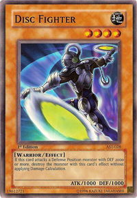 Disc Fighter - Ancient Sanctuary (AST) #AST-028 - Common / Short Print YuGiOh Trading Card