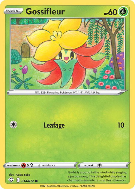 Gossifleur - Shining Fates Pokémon trading card