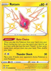 Rotom - Shining Fates: Shiny Vault (SHFSV) #SV038/SV122 - Holo Rare Pokémon Trading Card