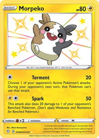 Morpeko - Shining Fates: Shiny Vault (SHFSV) #SV044/SV122 - Holo Rare Pokémon Trading Card