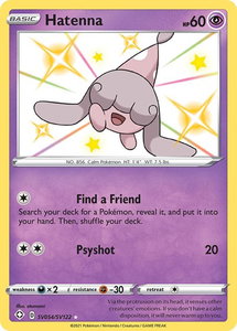 Hatenna - Shining Fates: Shiny Vault (SHFSV) #SV054/SV122 - Holo Rare Pokémon Trading Card