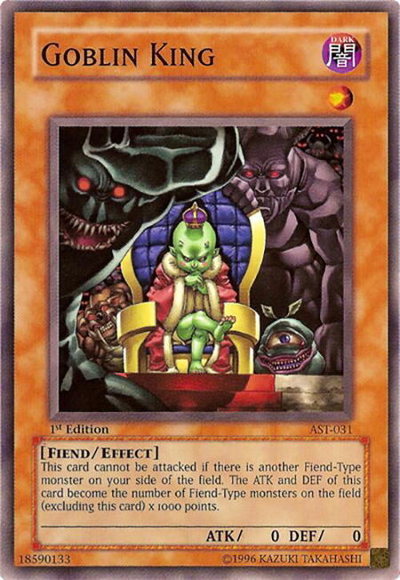 Goblin King - Ancient Sanctuary YuGiOh trading card