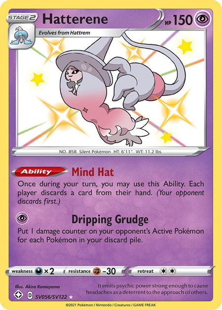 Hatterene - Shining Fates: Shiny Vault Pokémon trading card