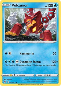 Volcanion - Shining Fates (SHF) #025/072 - Rare Pokémon Trading Card