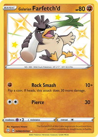 Galarian Farfetch'd - Shining Fates: Shiny Vault (SHFSV) #SV063/SV122 - Holo Rare Pokémon Trading Card