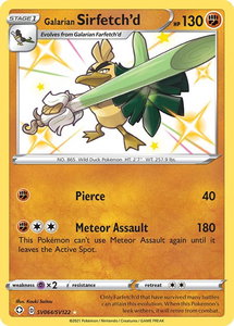 Galarian Sirfetch'd - Shining Fates: Shiny Vault (SHFSV) #SV064/SV122 - Holo Rare Pokémon Trading Card