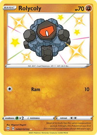 Rolycoly - Shining Fates: Shiny Vault (SHFSV) #SV067/SV122 - Holo Rare Pokémon Trading Card