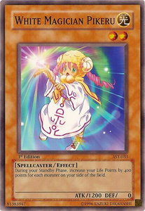 White Magician Pikeru - Ancient Sanctuary (AST) #AST-033 - Common / Short Print YuGiOh Trading Card