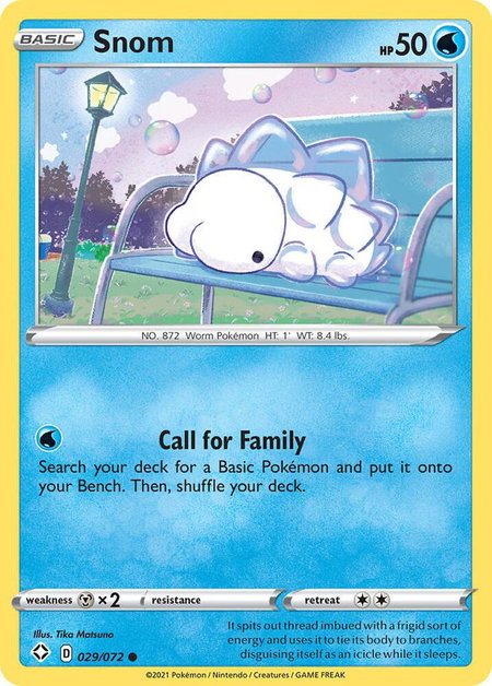 Snom - Shining Fates Pokémon trading card